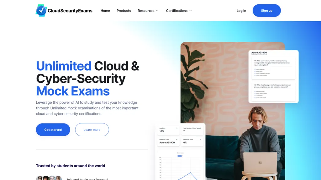 CloudSecurityExams reviews, CloudSecurityExams pricing and alternatives
