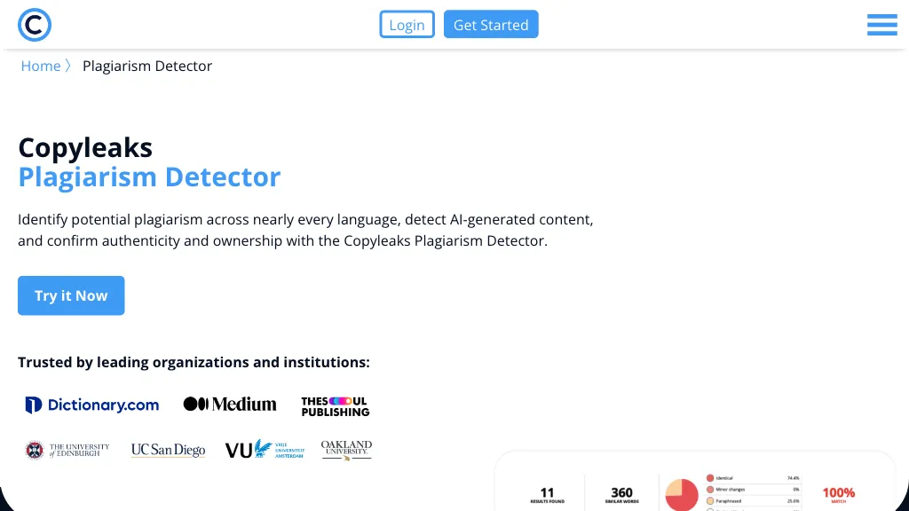 Copyleaks – Plagiarism detector reviews, Copyleaks – Plagiarism detector pricing and alternatives
