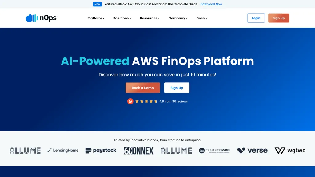 nOps reviews, nOps pricing and alternatives
