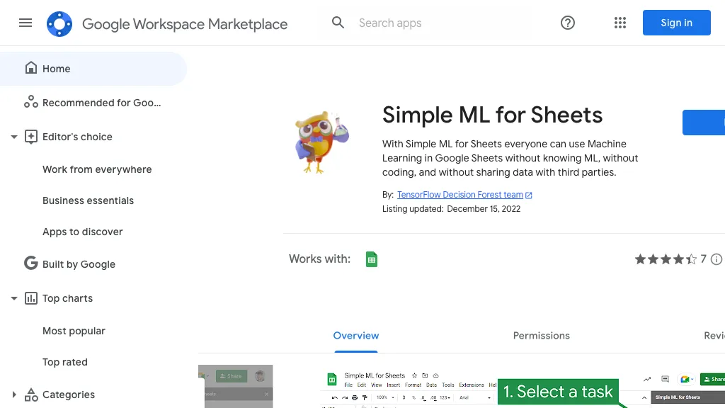 Simple ML reviews, Simple ML pricing and alternatives

