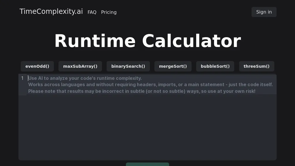 Timecomplexity reviews, Timecomplexity pricing and alternatives
