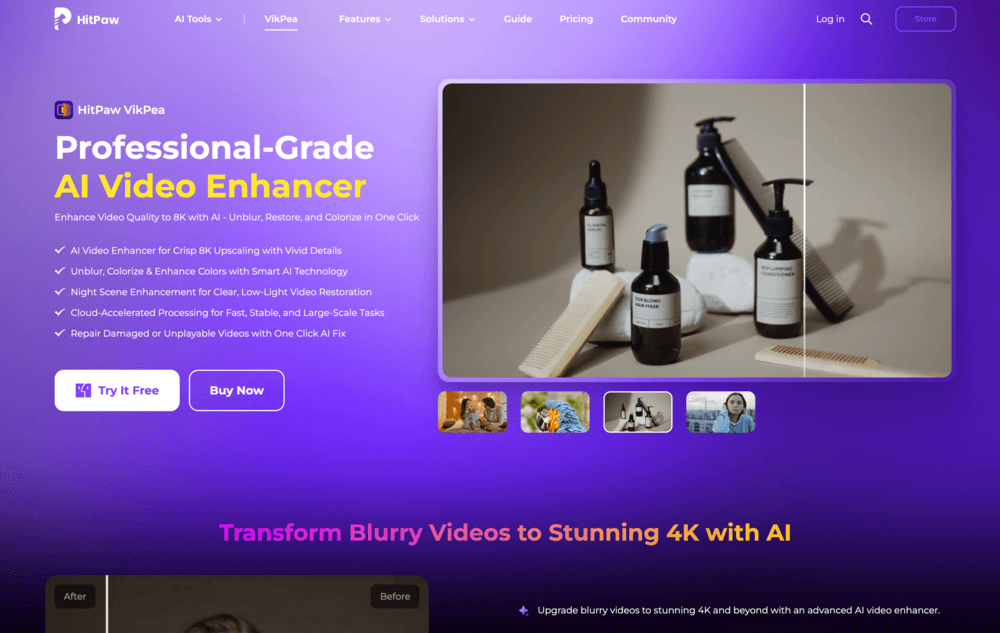 Hitpaw Vikpea –  AI Video Enhancer